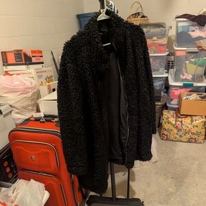 Banana Republic Black Sherpa Jacket